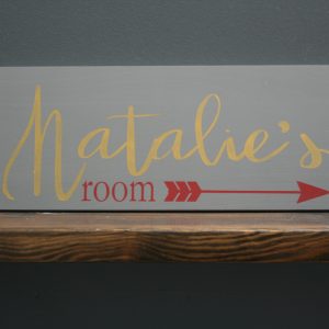 custom room sign natalie's room