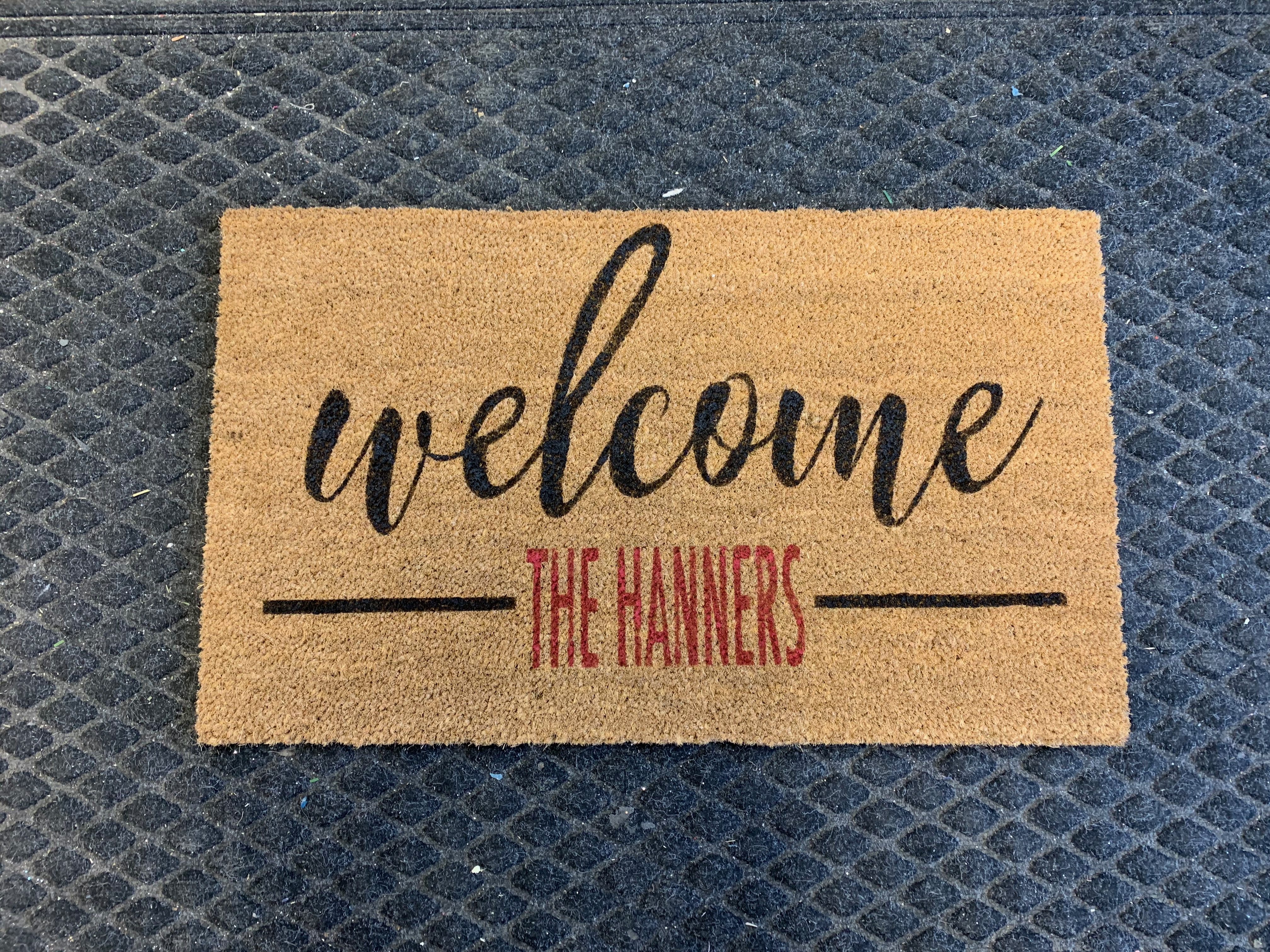 personalized door mats for home at walmart